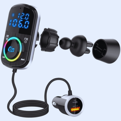Bluetooth fm radio pose facile