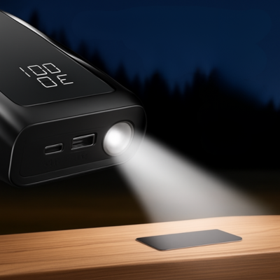 Booster batterie ultra puissant lumiere top