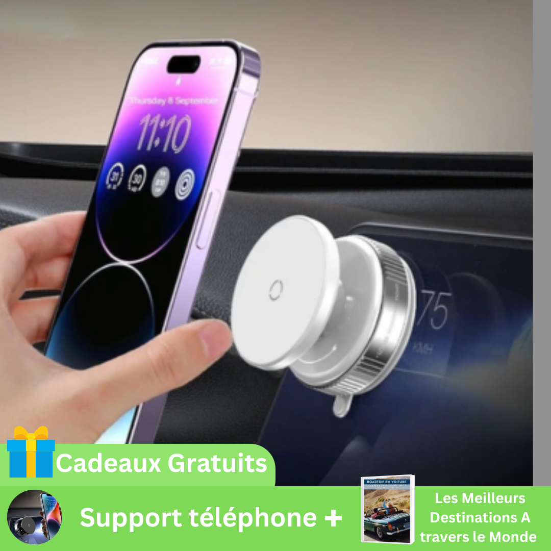 Support Téléphone Magnétique Ultra Sécurisé | StabiMag™