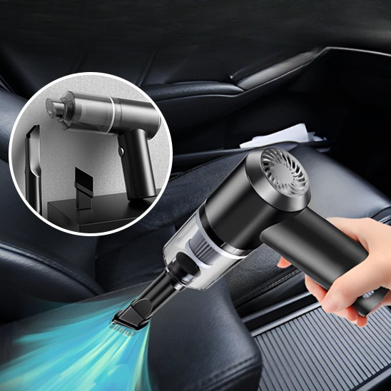 aspirateur puissant pour voiture forte aspiration d'un siĂšge en cuire
