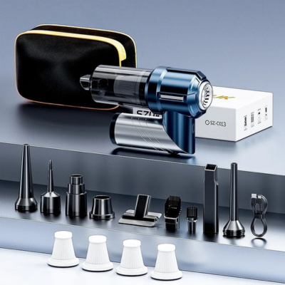 aspirateur puissant voiture quatre filtres