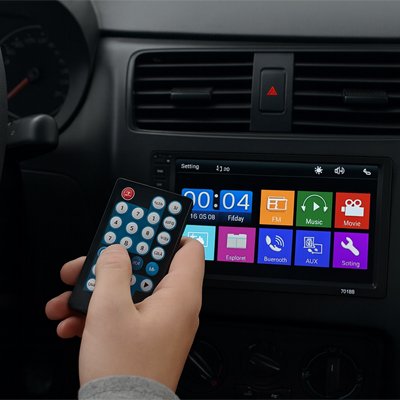 Autoradio bluetooth télécommandé