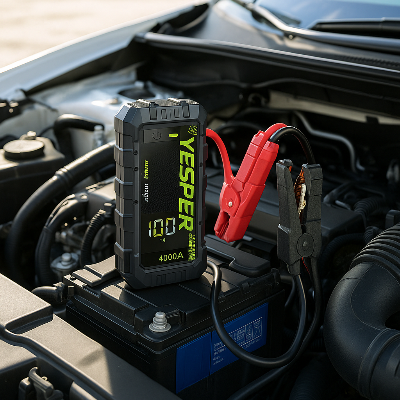 chargeur batterie booster branche batterie sous capot