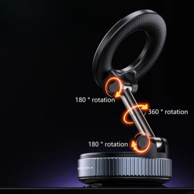 support telephone voiture magnetique rotation tout les sens