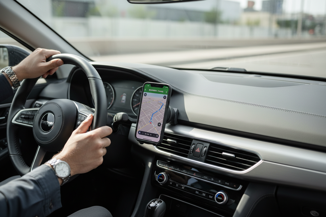 MagSafe en voiture pour faciliter l'accrochage du téléphone