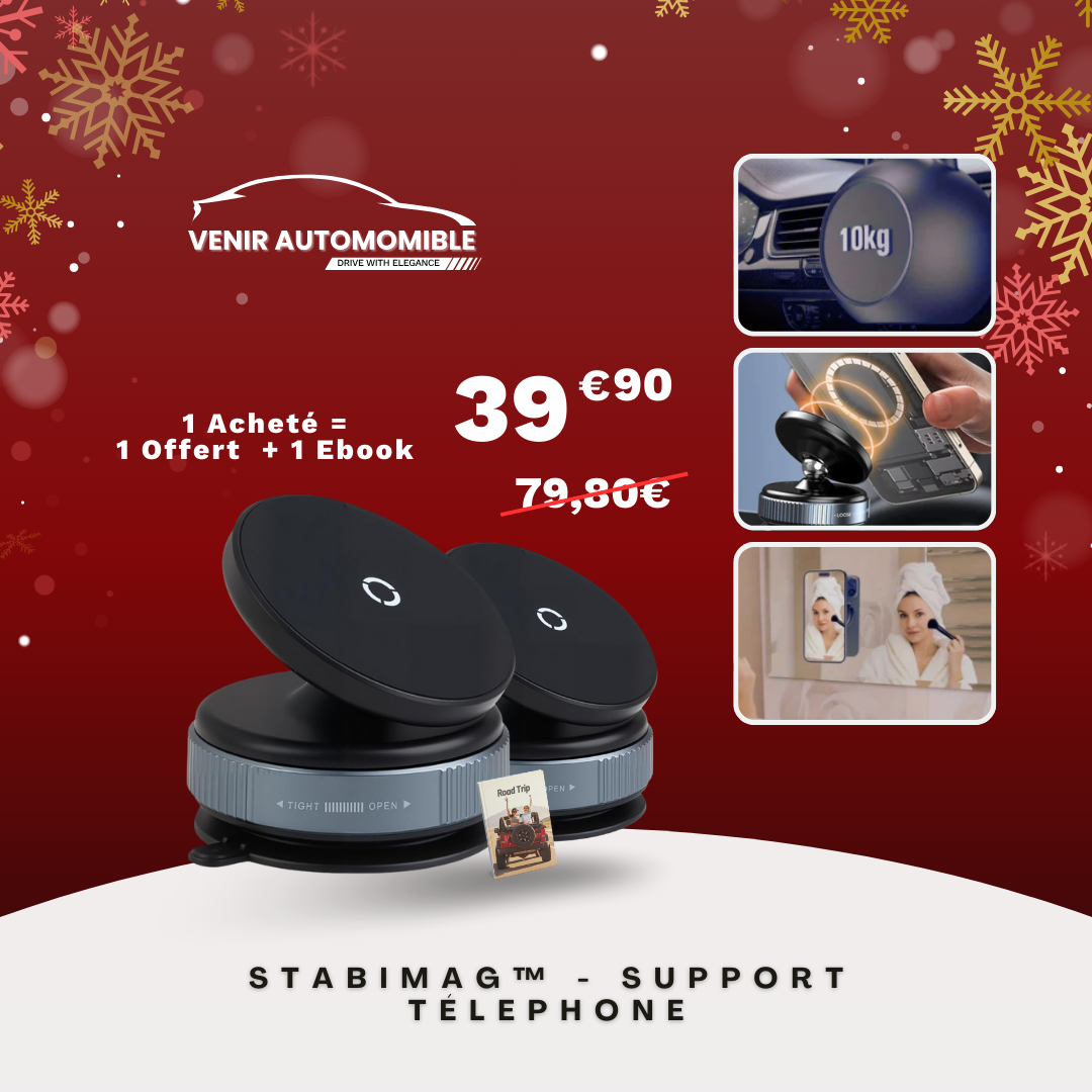 StabiMag™ - Support Téléphone Magnétique Ultra Sécurisé