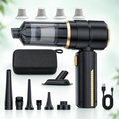 Aspirateur voiture professionnel avec ses embouts et accessoires