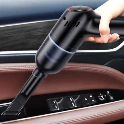 Aspirateur Voiture Puissant nettoie portiere cuir marron