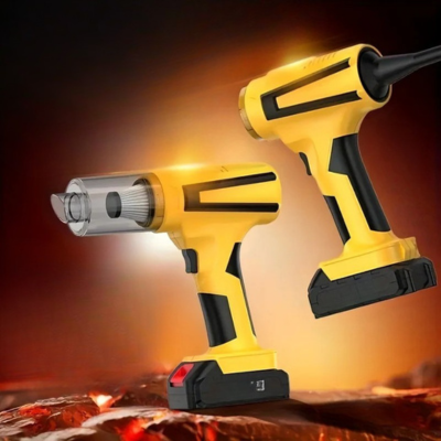 Aspirateur Voiture sans Fil jaune