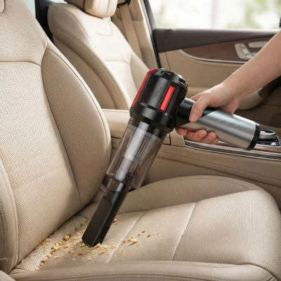 Aspirateur de Voiture Sans Fil aspire siege voiture beige