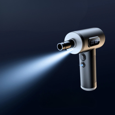 Aspirateur voiture puissant équipé d’une lumière LED pour un nettoyage précis et éclairé