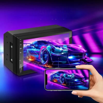 Autoradio Android avec fonction duplication d'écran du smartphone