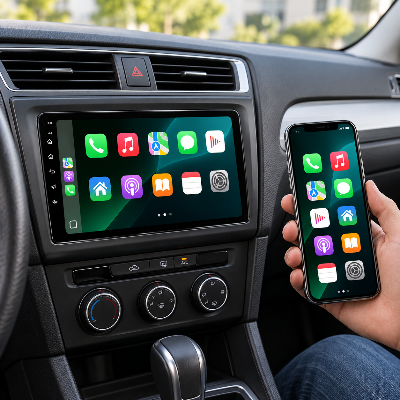 Autoradio bluetooth téléphone connecté au smartphone
