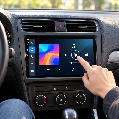 Autoradio bluetooth téléphone en lecture de musique