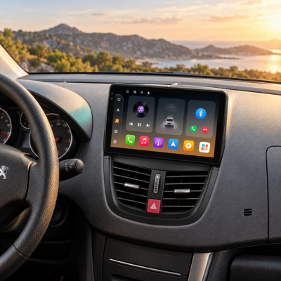 Autoradio bluetooth téléphone connecté au smartphone avec CarPlay