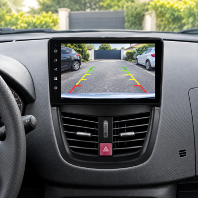 Autoradio bluetooth téléphone à écran tactile pour Peugeot 207