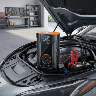 Booster batterie en action