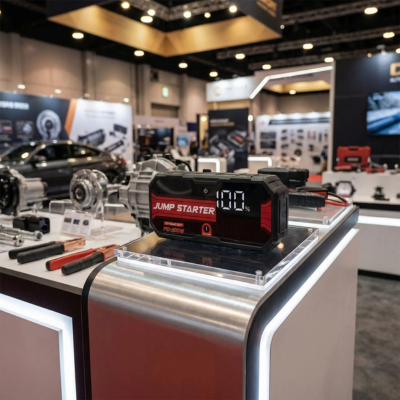 Booster de Batterie expose sur stand