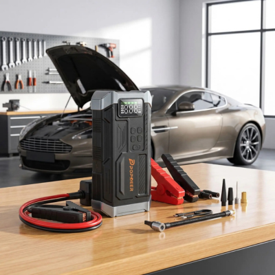 Booster de Batterie pose sur table