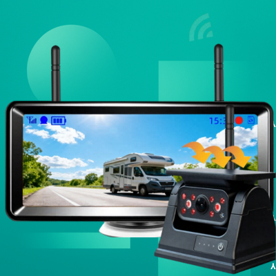 Camera de recul pour camping car top
