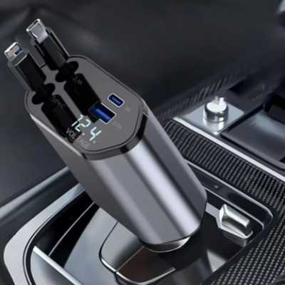 Chargeur allume cigare usb-c elegant voiture moderne