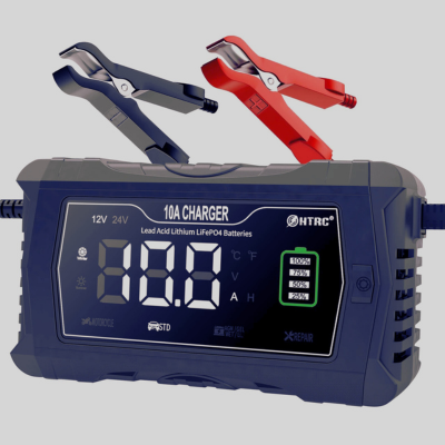 Chargeur de batterie pour voiture ecran lcd
