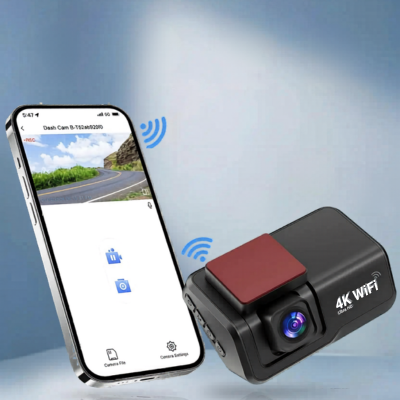 Dash cam voiture connexion facile smartphone