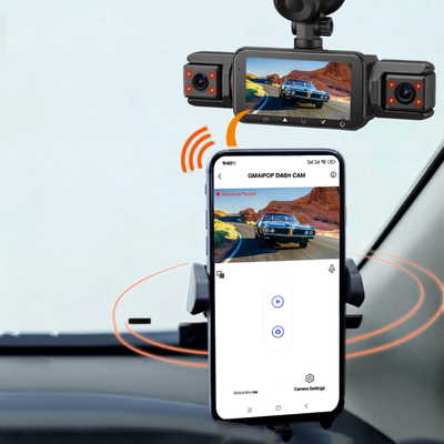 Caméra embarquée Vision360 - visionnage en direct sur smartphone via WiFi