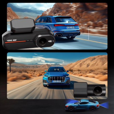 Dashcam pour voiture | 4K Vision Nocturne GPS