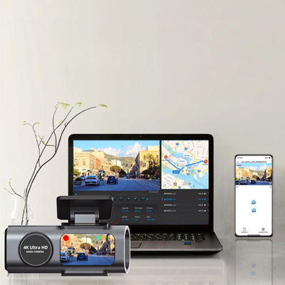 Dashcam VisionGuard 4K - visionnage des enregistrements sur ordinateur et téléphone