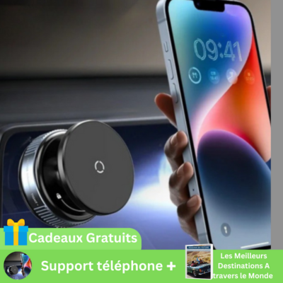 Support Téléphone Magnétique Ultra Sécurisé | StabiMag™