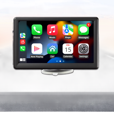 Démonstration de l'écran carplay voiture sans fil avec CarPlay et Android Auto