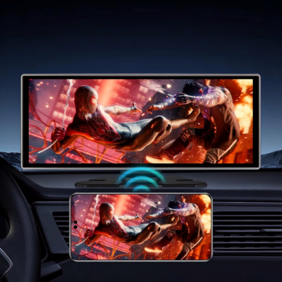 Ecran voiture carplay connexion telephone