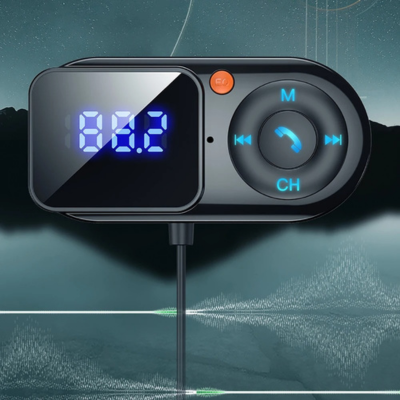 Emetteur bluetooth voiture affichage led