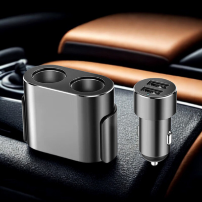 Fréquence Bluetooth voiture posée sur console centrale, son clair et stable pour musique et appels mains libres