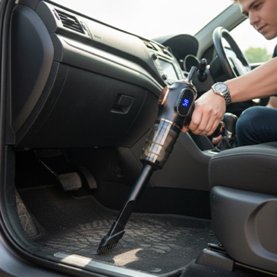 Mini Aspirateur Voiture Sans Fil – Nettoyez Chaque Recoin en Quelques Secondes