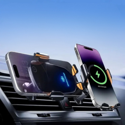 Support Telephone Induction Voiture rotation facile