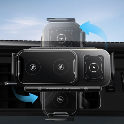 Support Telephone Voiture differente positions