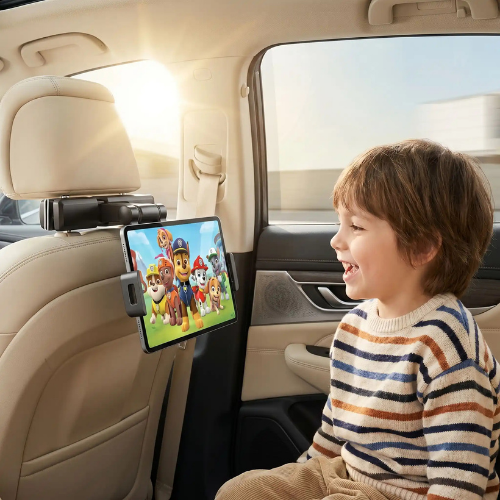 Support tablette voiture siège arrière bien fixe au siege