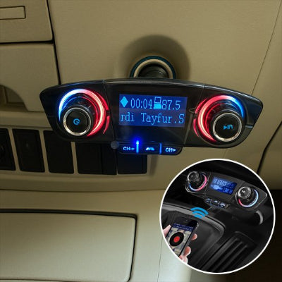 Transmetteur FM Bluetooth connexion facile au telephone
