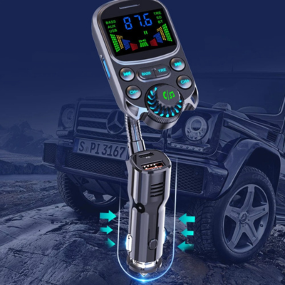 Transmetteur FM Bluetooth prise allume cigare
