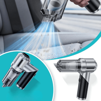 Aspirateur de voiture sans fil 4-en-1 aspirant un siège, disponible en deux coloris
