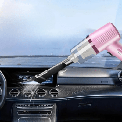 aspirateur de voiture puissant cleaner rose