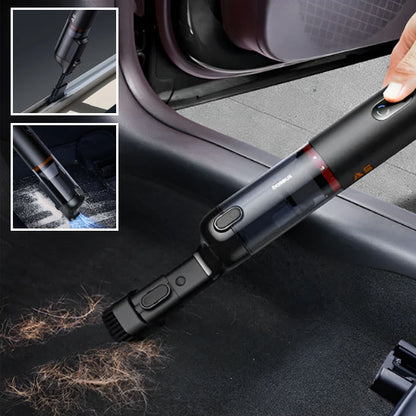 cheveux ou poussiere aspire par aspirateur pour voiture