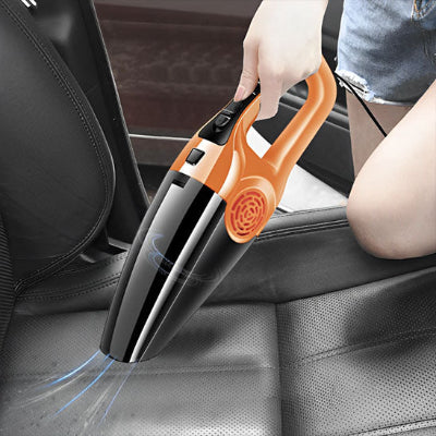 cet aspirateur puissant pour voiture aspire fort la salete sur le siege noir
