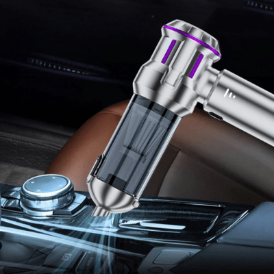 Aspirateur Puissant Voiture | Type - C Rechargeable - Venirautomobile.com
