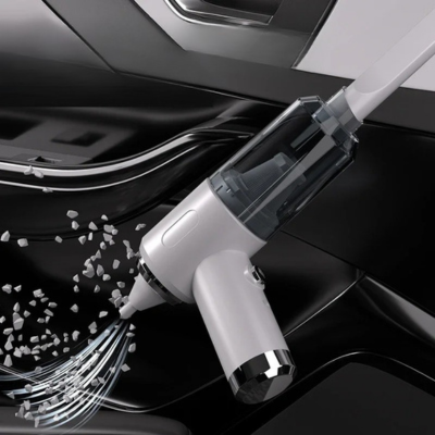 aspirateur rechargeable voiture soufflette blanc