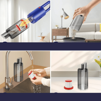 Aspirateur sans fil pour voiture | Compact - Venirautomobile.com