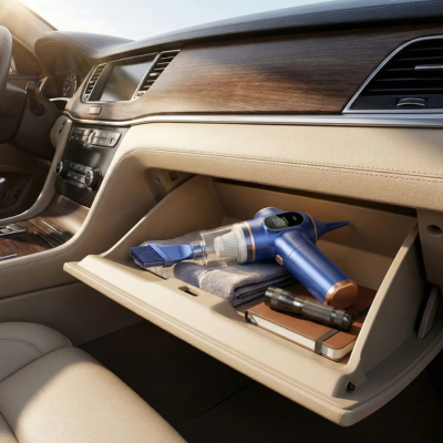 aspirateur sans fil pour voiture rangement boite a gant