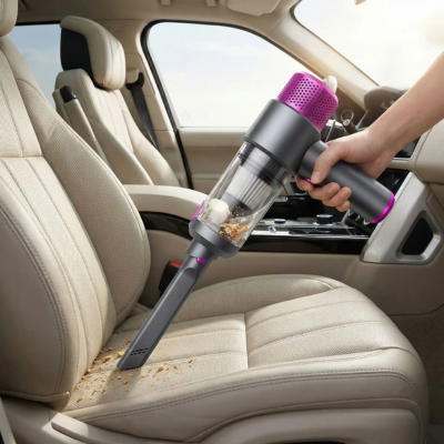 aspirateur sans fil puissant voiture en action